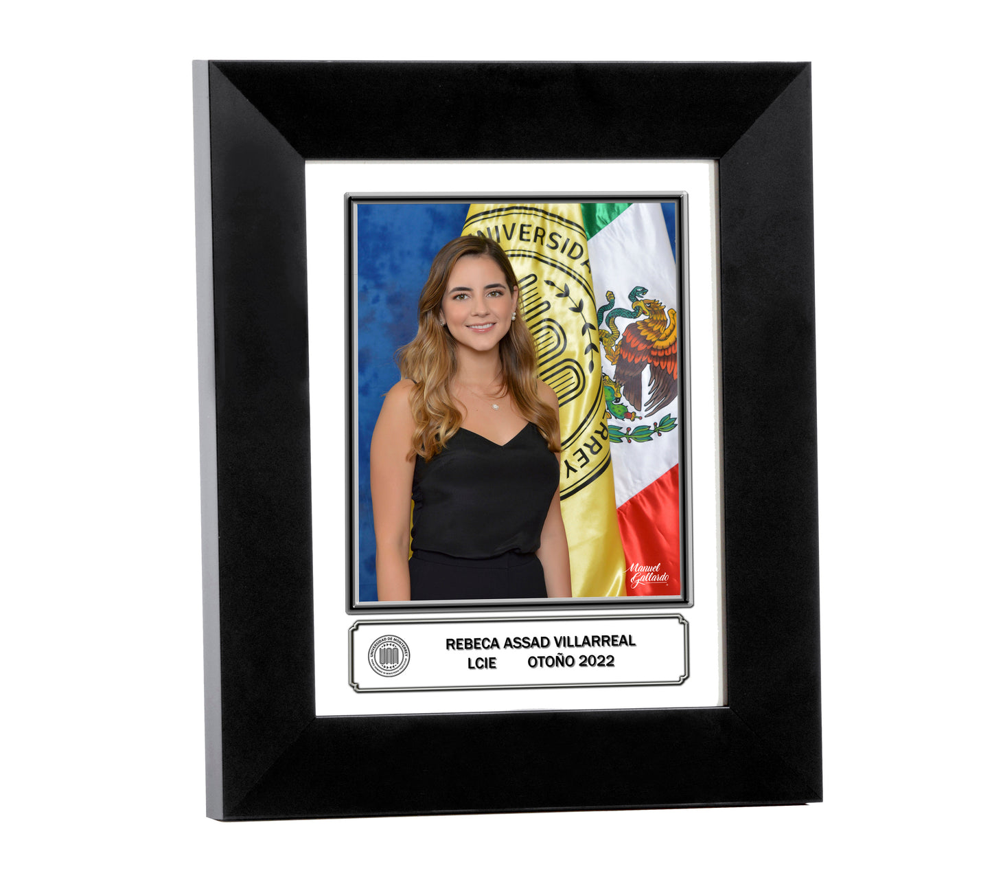 Modelo 23 - Foto 8x10" con diseño digital personalizado y marco negro