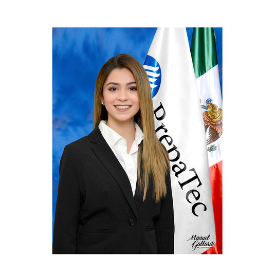 Foto impresa 6x8" con banderas