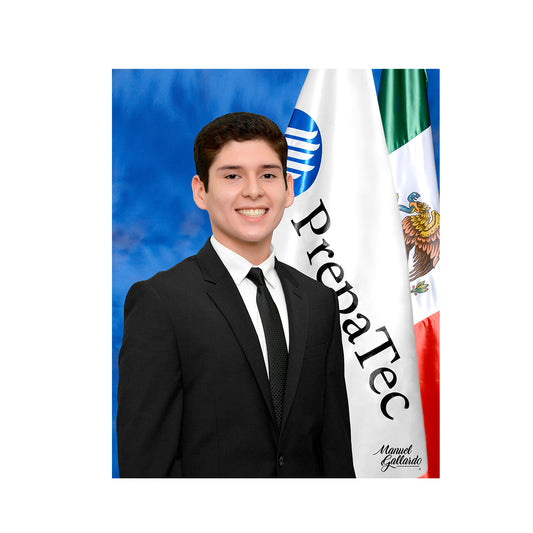 Foto impresa 8x10’’ con banderas