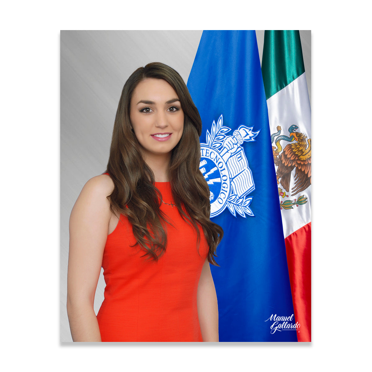 Foto impresa 8x10’’ con banderas