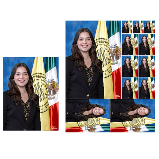 Foto de banderas 6x8’’ + planilla 8x10’’