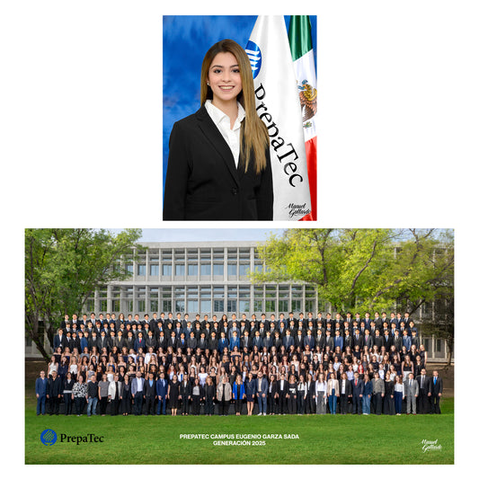 Paquete PrepaTec: Foto individual 6x8” + foto de generación 11x20”
